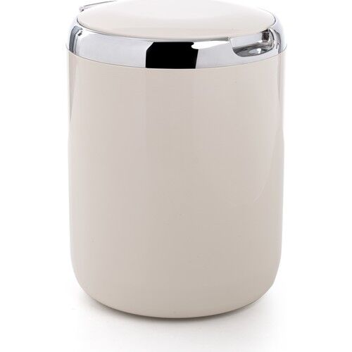 Primanova Tezgah Üstü Plastik Kapaklı Çöp Kovası 3 lt Bej M-E29-09-P