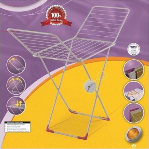 Evin Bella Çamaşır Kurutmalığı Gri