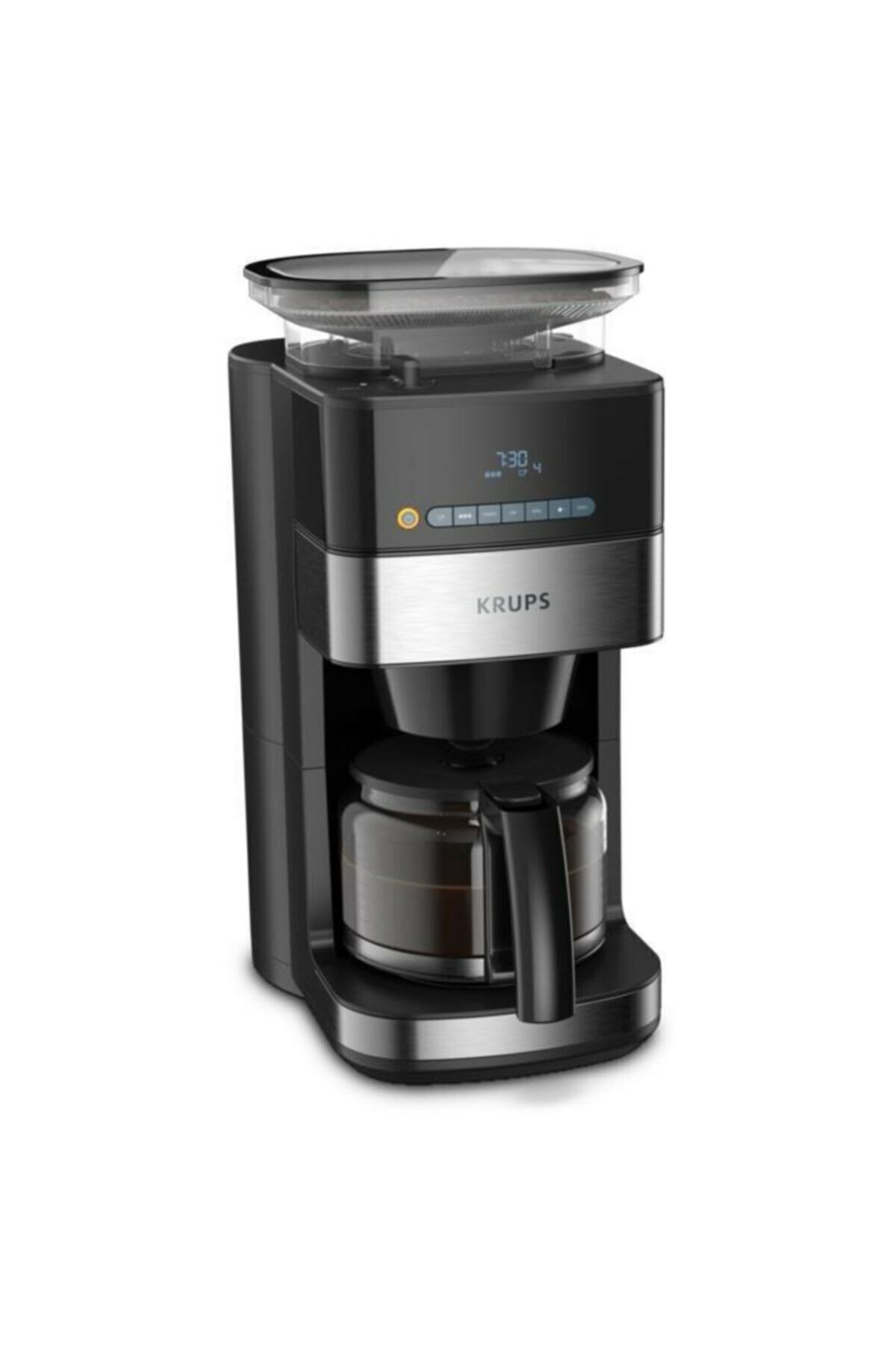 Tefal Krups Otomatik Öğütücülü Filtre Kahve Makinesi Siyah 1510001803