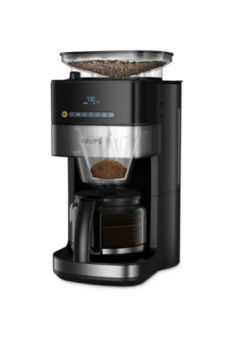 Tefal Krups Otomatik Öğütücülü Filtre Kahve Makinesi Siyah 1510001803
