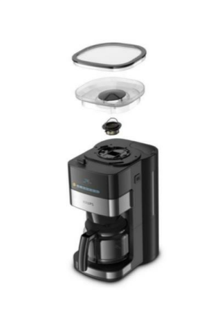 Tefal Krups Otomatik Öğütücülü Filtre Kahve Makinesi Siyah 1510001803