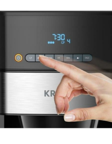 Tefal Krups Otomatik Öğütücülü Filtre Kahve Makinesi Siyah 1510001803