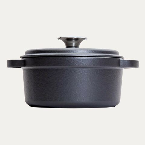 Sürel 28 cm Döküm Derin Tencere Siyah