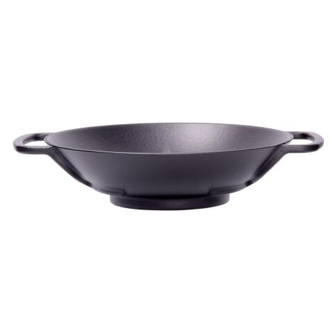 SÜREL DEMİR DÖKÜM WOK TAVA 35 CM MAT SİYAH