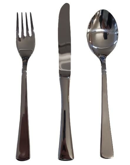 JUMBO 1900 PARLAK 12 KİŞİLİK ÇATAL KAŞIK BIÇAK TAKIMI