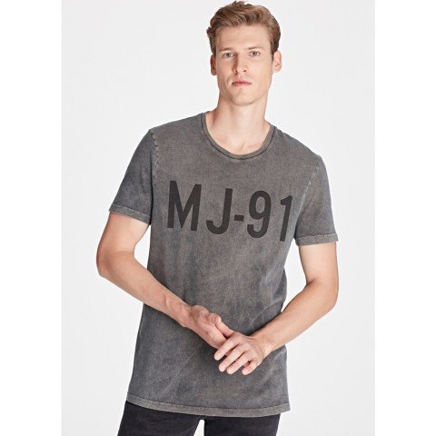 Mavi Erkek MJ Baskılı Black Pro T-shirt