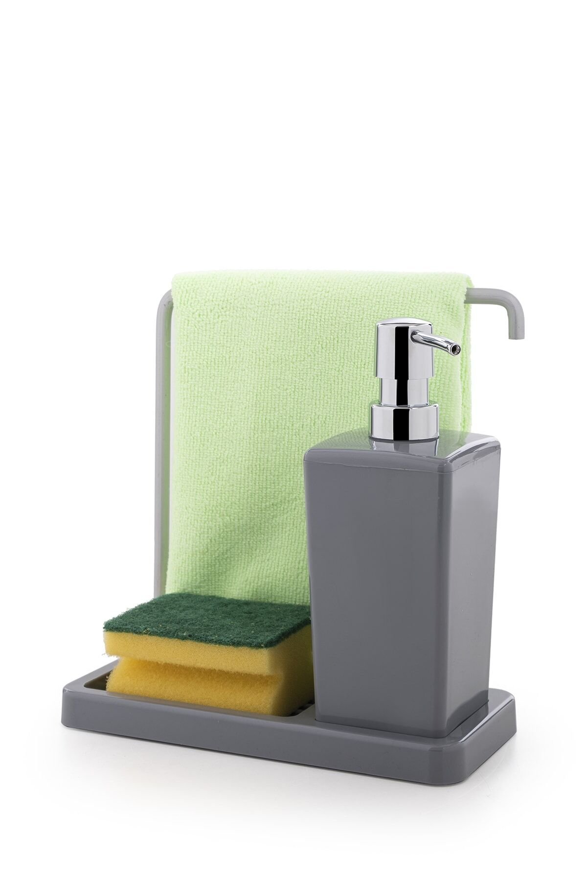 Primanova Luna Mutfak Sıvı Sabunluk Gri M-E56-07