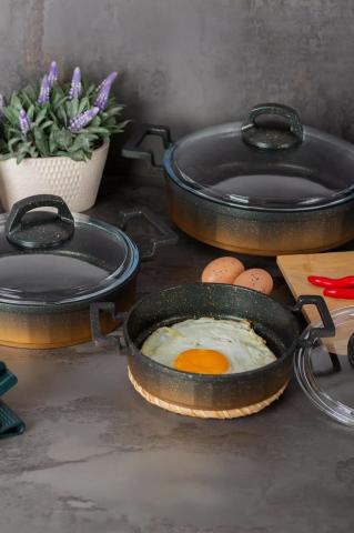 Acar Nose Cast Prestıge 3 Parça Sahan Set Zümrüt