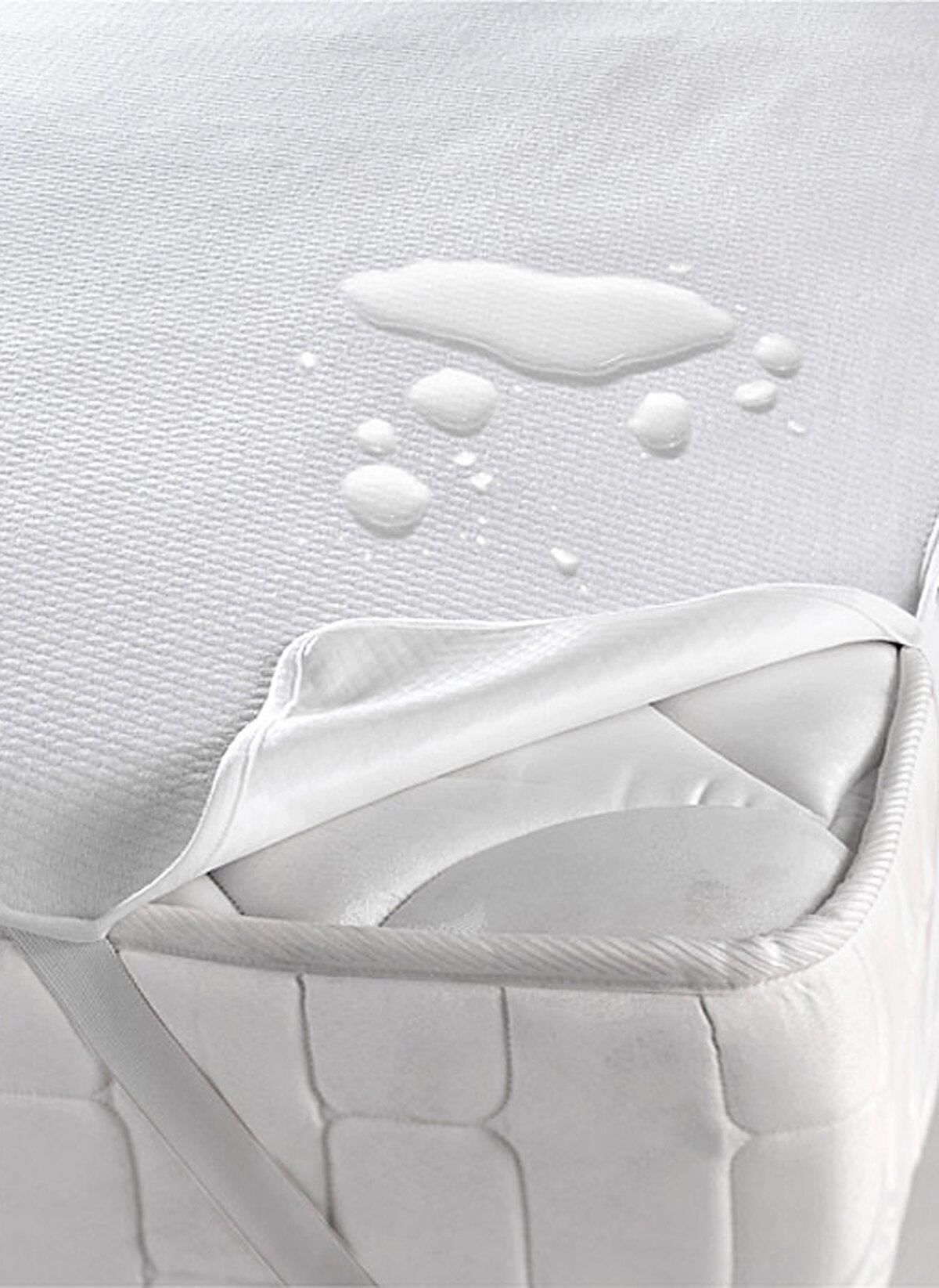 Taç Sıvı Geçirmez Alez 160x200 cm Çift Kişilik Polyester/Pamuk Alez