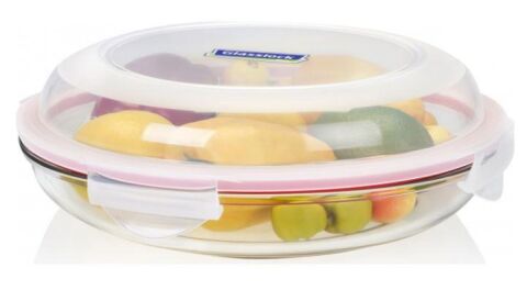 Glasslock Sızdırmaz Yuvarlak Cam Saklama Kabı (1750 Ml)