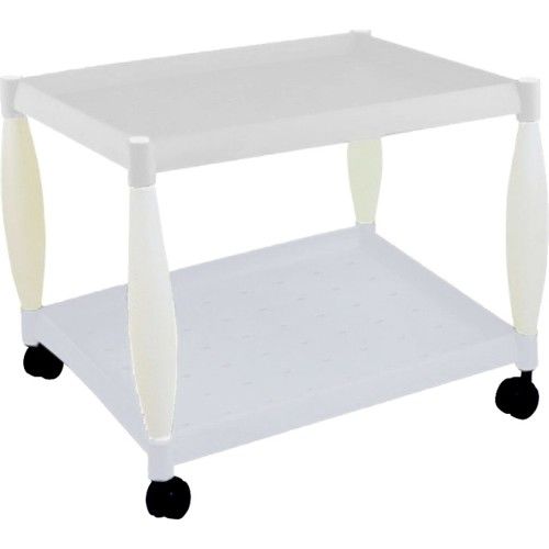 Primanova Tekerlekli Servis Arabası 2 Raf Beyaz