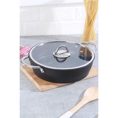 Acar Prestij Granit Basık Tencere - 26 cm - XPN-011893/6