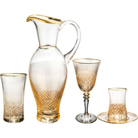 Kcd Antik Sarı 49 Parça Set