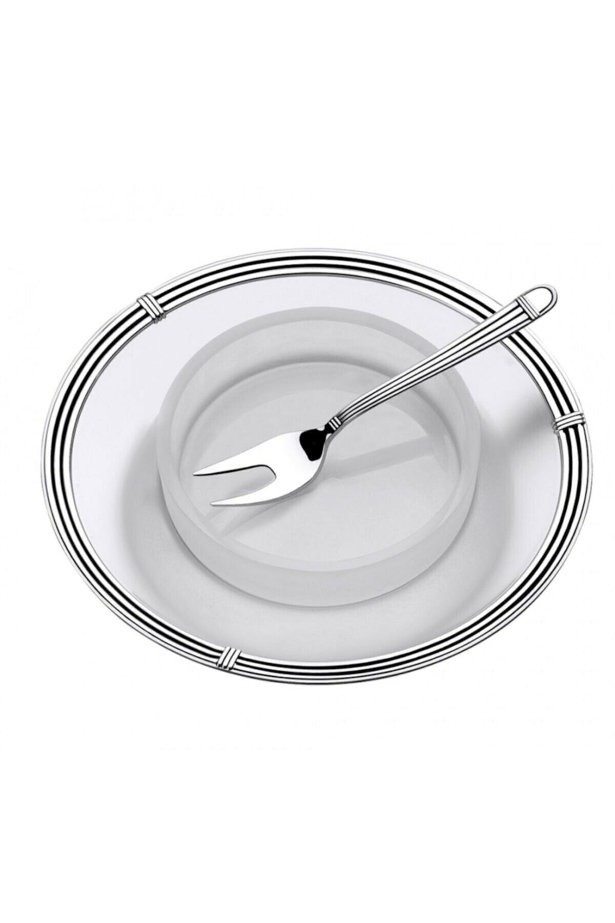 JUMBO PASLANMAZ ÇELİK LİMON TABAĞI TAKIMI 4200 - PARLAK