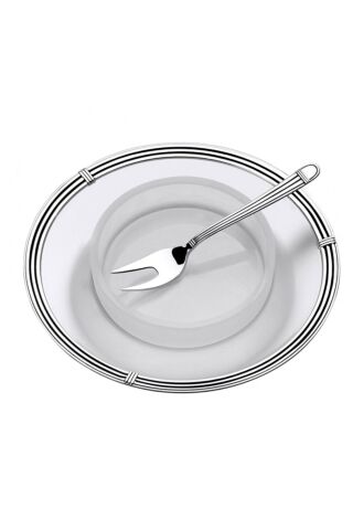 JUMBO PASLANMAZ ÇELİK LİMON TABAĞI TAKIMI 4200 - PARLAK