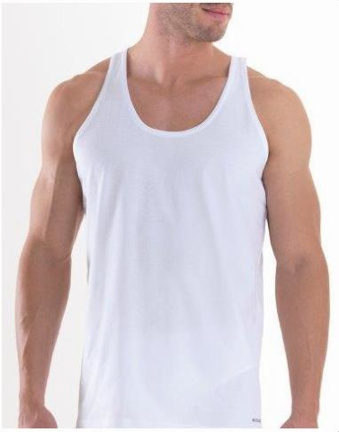 BLACKSPADE RAHAT ESNEK %100 PAMUK ERKEK ATLET 2'Lİ PAKET LOOSE FİT 9225 - BEYAZ