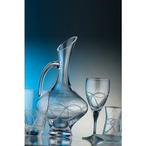 Kcd Gardenya 61 Parça Cam Sofra Sunum Çeyiz Seti Su Bardak Takımı Kesme El Dekor