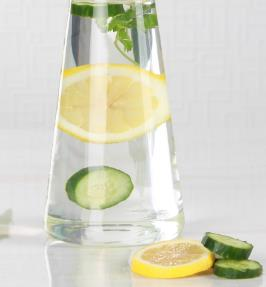 Acar Bloom Metal Kapaklı Cam Sürahi Sunumluk - 1000 ml - AC-011133/12