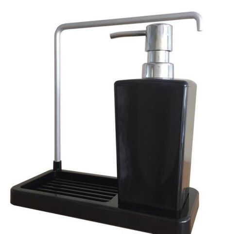 Primanova Luna Mutfak Sıvı Sabunluk Siyah M-E56-06