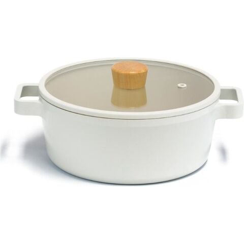 Neoflam Fika Cam Kapaklı Alüminyum Döküm 5 Parça Tencere Seti D-NEOFS5