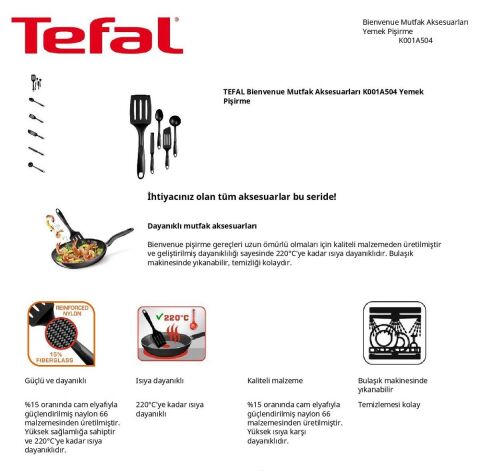 Tefal K001A504 Bienvenue Set (5 parça) - 2100089647