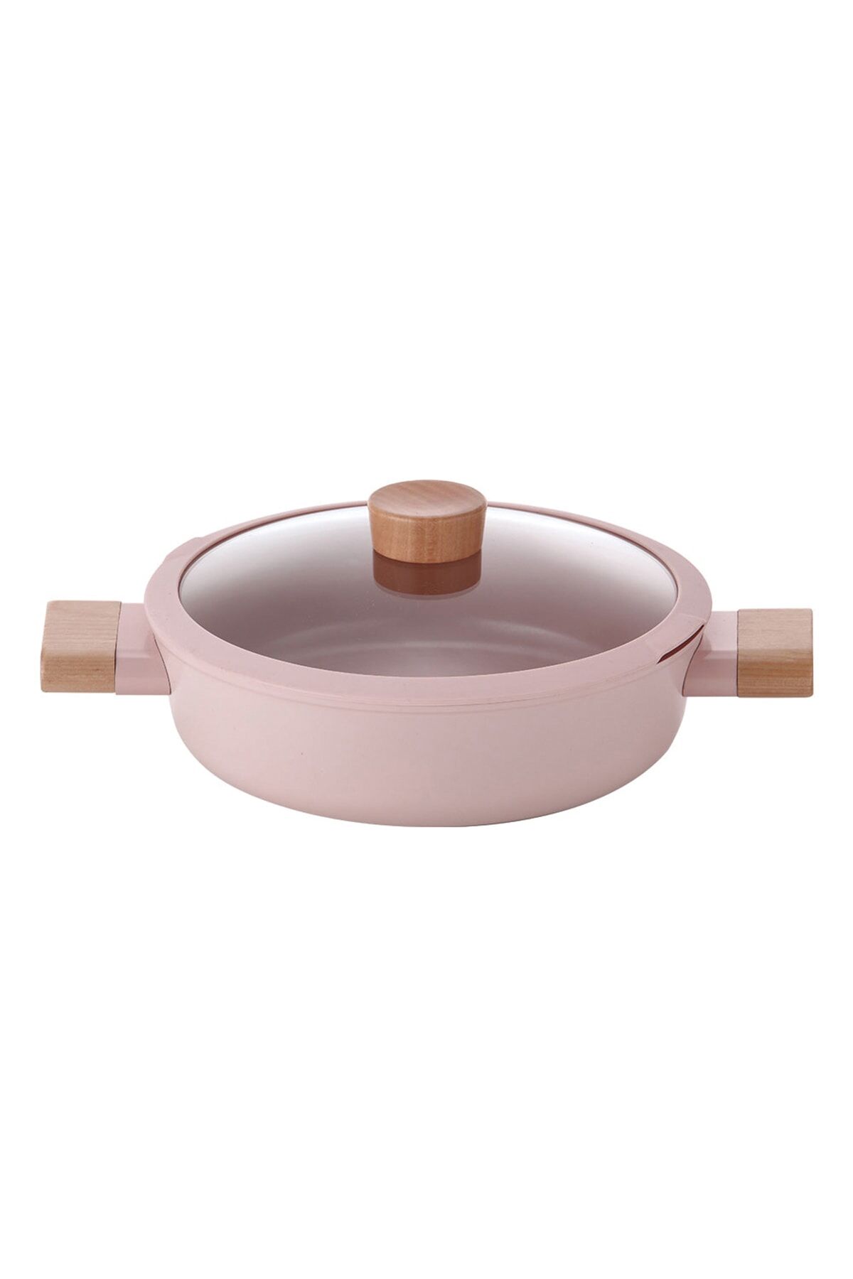 Neoflam Blossom Cam Kapaklı Alüminyum Döküm Tencere 24cm D-NEOB224