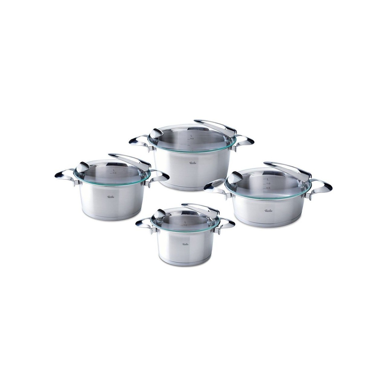 Fissler Solea Paslanmaz Çelik Tencere Takımı 8 Parça