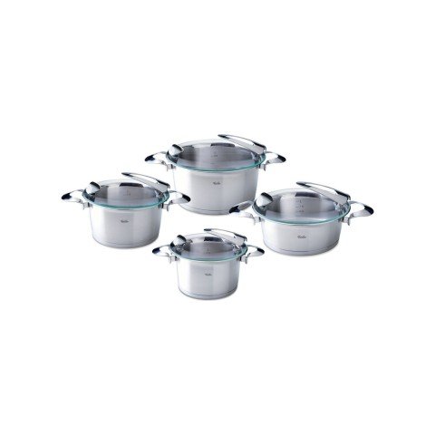 Fissler Solea Paslanmaz Çelik Tencere Takımı 8 Parça