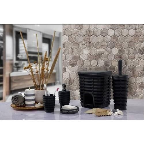 Primanova M-SAS06-07 Palm 5 Li Banyo Seti Gri