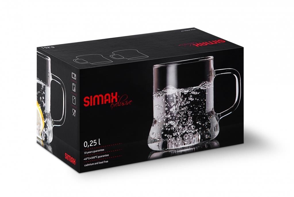 Simax 2'Li Cam Bardak 0,25 LT - Simax2522-2