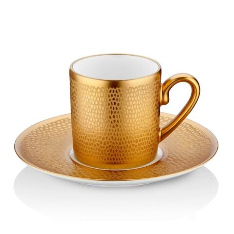 KOLEKSİYON EVA TÜRK KAHVESİ SETİ SERPANTİN ALTIN