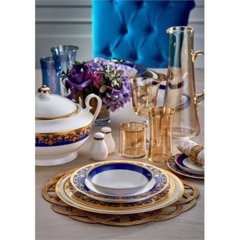 Koleksiyon Cassandra İngiliz Bone Chına 85 Parça 12 Kişilik Yemek Takımı