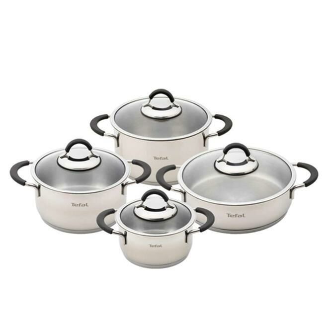 Tefal Comfort Çelik Tencere Seti 8 Parça - 2100122957