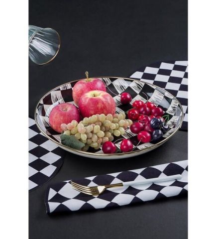 Qualita King Emaye Servis Tabak XAP-22-0245