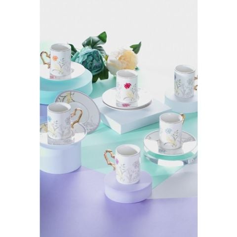 Acar Rivers 6lı Porselen Kahve Fincanı Takımı MXG-21-0208/12