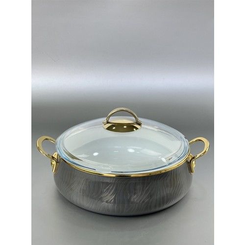 Acar Hüma Serisi Gri 26 cm. Karnıyarık Emaye Tencere