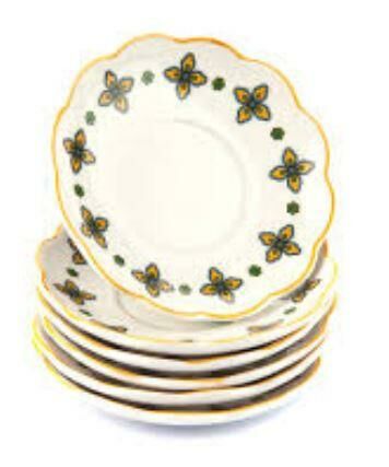 MIA PORSELEN ÇAY TABAĞI ÇİÇEK DESENLİ PTO13