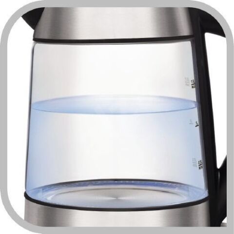 TEFAL GLASS IŞIKLI CAM KETTLE 1.7 LT KETIL SU ISITICI - 1510001871