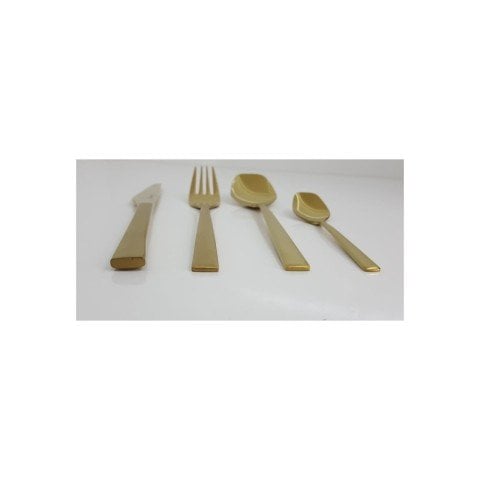 Zücev Solingen 24 Parça Mat Altın Pasta Çkb Takımı 24R-AE
