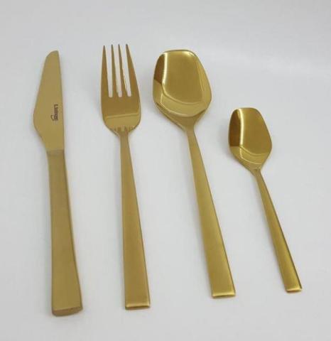 Zücev Solingen 24 Parça Mat Altın Pasta Çkb Takımı 24R-AE