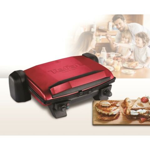 Tefal Toast Expert Izgara ve Tost Makinesi Kırmızı