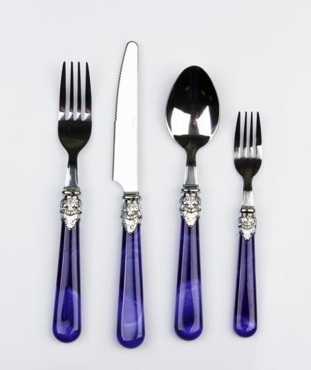 Acar Mor 24 Parça Çatal Kaşık Bıçak Seti
