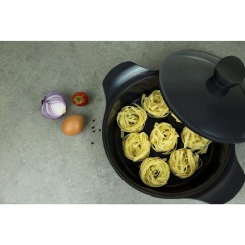 Primanova Anthony Alüminyum Döküm Seramik Kaplama 20 cm Derin Tencere Siyah D-ANT20C