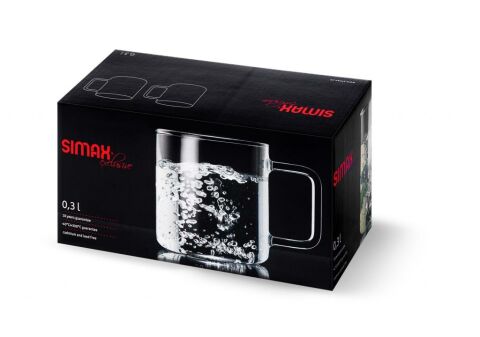 Simax 2'Li 0.3 LT Kupa Cam Şeffaf - Simax2692