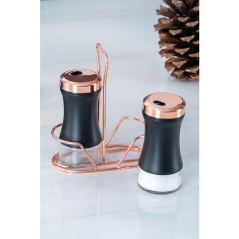 Acar Zerda 2 Parça Standlı Cam Tuzluk/biberlik