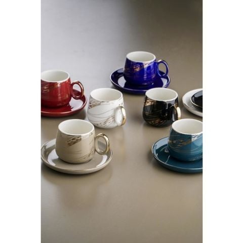 Acar Lightning 6'lı Porselen Çay Seti PORJ-011011