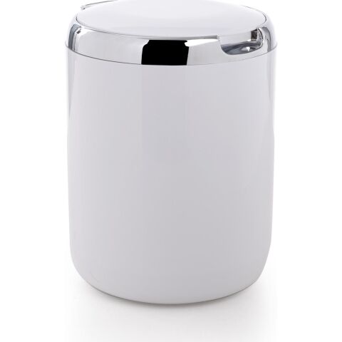Primanova Tezgah Üstü Plastik Kapaklı Çöp Kovası 3 lt Beyaz M-E29-01-P