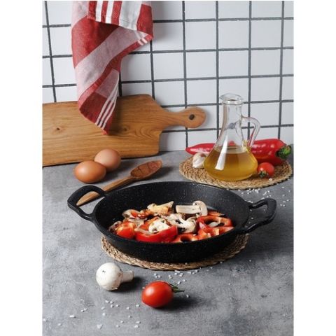 Cooker 22 cm Döküm Tava Granit Sahan Tekli CKR2897