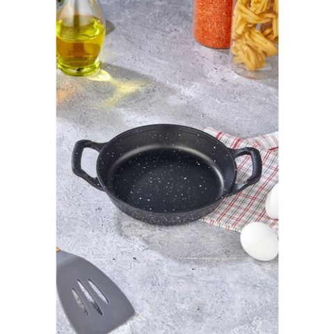 Cooker 22 cm Döküm Tava Granit Sahan Tekli CKR2897