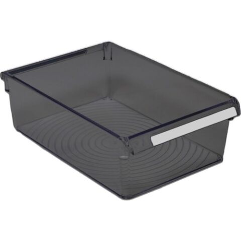 Primanova Dolap Içi Düzenleyici - Organizer 325*205*100 mm Şeffaf Siyah